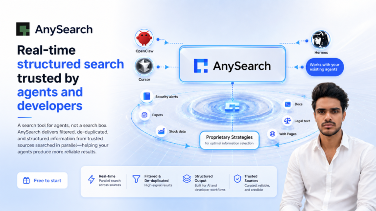 AnySearch: A Structured Search Layer for AI Agents and Developer Workflows