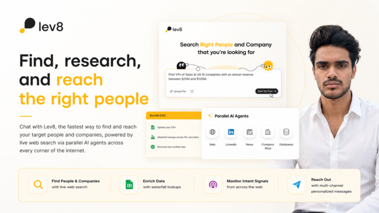 Lev8: A Closer Look at a Platform for Finding, Researching, and Reaching the Right People