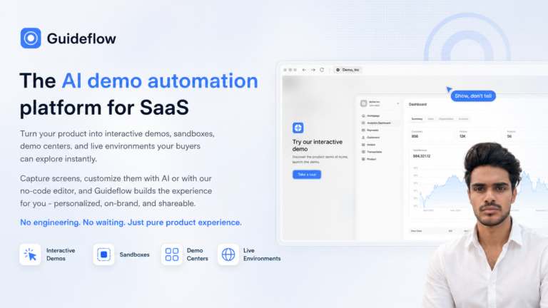 Guideflow: A Simple Way to Turn SaaS Products Into Interactive Demos