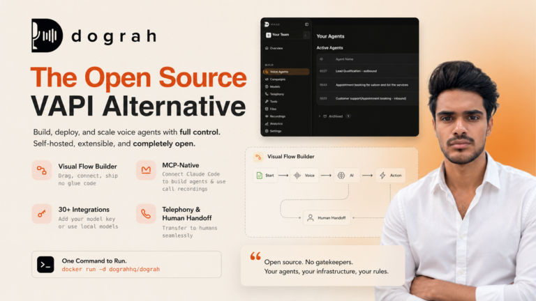 Dograh: An Open Source Platform for Building Voice Agents