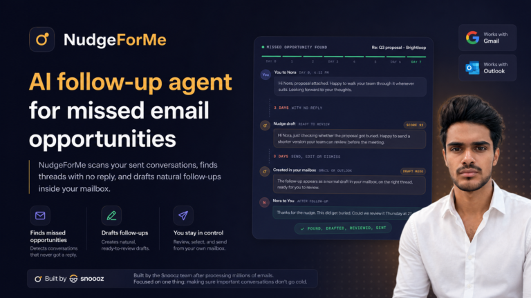 NudgeForMe: An AI Follow-Up Agent for Emails That Slip Through the Cracks